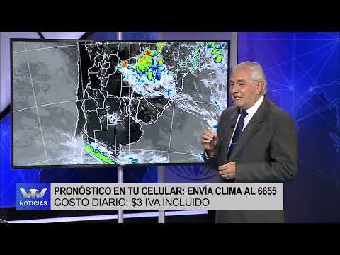 Pronóstico del tiempo para las próximas 72 hs. del Profesor José Serra