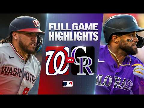 워싱턴 내셔널스 vs 콜로라도 로키스: 공식 풀 경기 하이라이트 (7월 20) | 2026 MLB 시즌