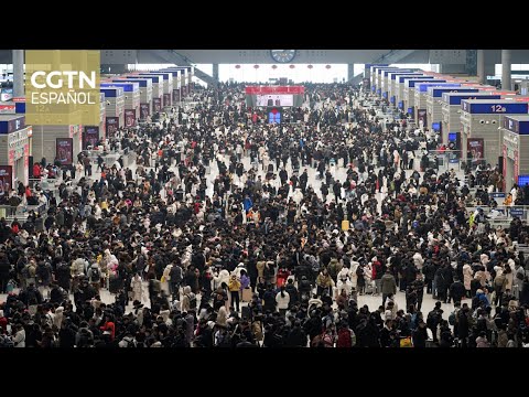 Se registran 12,8 millones de viajes de pasajeros por tren de cara a las fiestas de Año Nuevo Chino