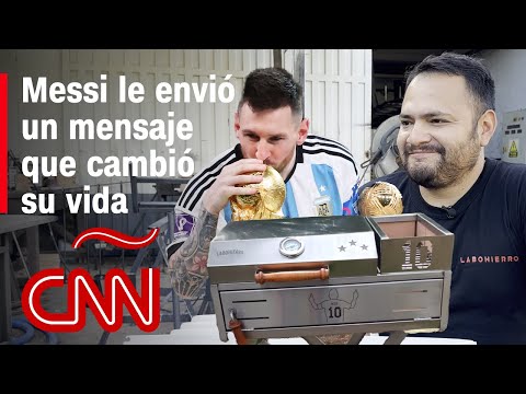 Fabrica parrillas, iba a cerrar y Messi le envió un mensaje que le cambió la vida