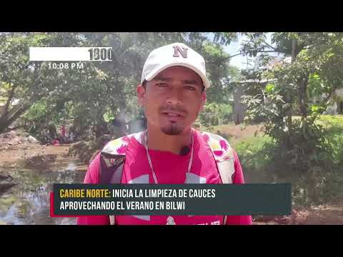 Inicia limpieza de cauces aprovechando el verano en Bilwi - Nicaragua