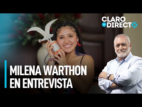 Milena Warthon en entrevista | Claro y Directo con Álvarez Rodrich