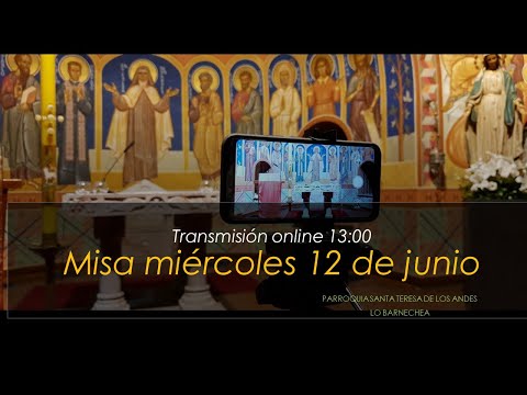 Misa miércoles 12  de junio