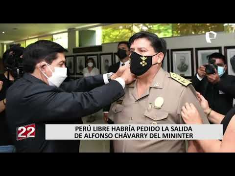 Perú Libre habría influenciado en salida de Alfonso Chávarry del Mininter
