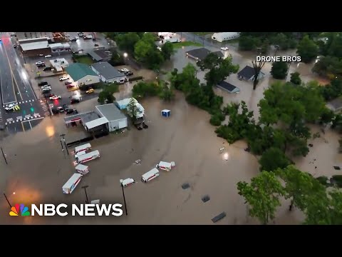 Houston hit by heavy rains, flooding
