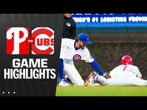Phillies vs. Cubs Highlights (4/27/25) | MLB Highlights