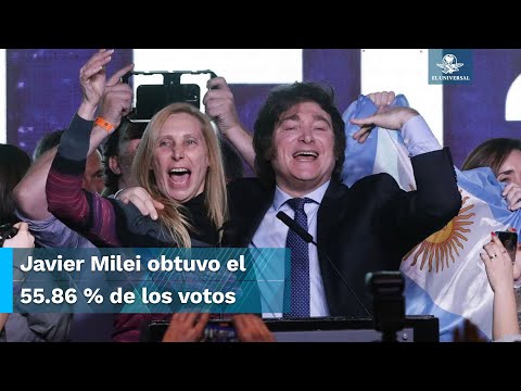 Javier Milei gana elecciones presidenciales en Argentina; Sergio Massa reconoce derrota