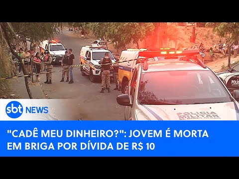 Jovem é morta a facadas em discussão por dívida de R$ 10 | #SBTNewsnaTV (09/10/24)