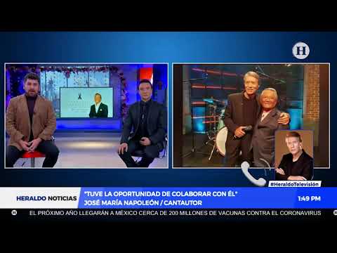 Lo recordaré siempre jovial a mi buen amigo: José María Napoleón sobre Armando Manzanero