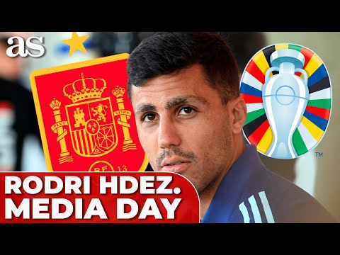 RODRI HERNÁNDEZ, en el MEDIA DAY de la SELECCIÓN ESPAÑOLA antes de la UEFA EURO 2024