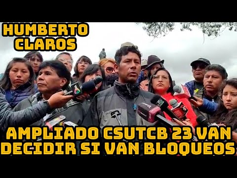HUMBERTO CLAROS DENUNCIA PRESIDENTE ARCE ESTARIA BUSCANDO DE ACORTAR SU MANDATO GOBIERNO..