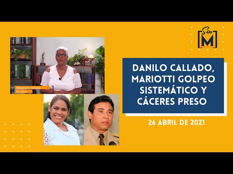 Danilo callado, Mariotti golpeo sistemático y Cáceres preso. Sin Maquillaje abril 26, 2021