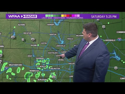 DFW Weather: Latest timeline for rain, storm chances tonight