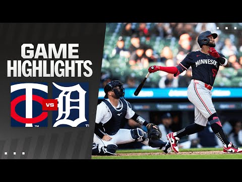 Twins vs. Tigers Game 2 Highlights (4/13/24) | MLB Highlights