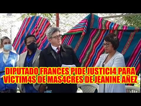 DIPUTADO FRANCES JEAN-LUC MELENCHON LLEGÓ BOLIVIA PARA P3DIR JUSTICI4 POR LAS VICTIM4S DEL GOLP3