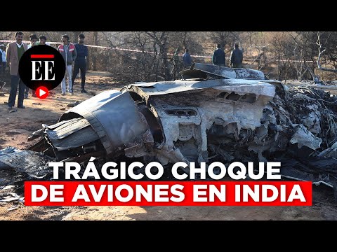 Desastre aéreo en India: aviones militares se estrellan durante entrenamiento | El Espectador