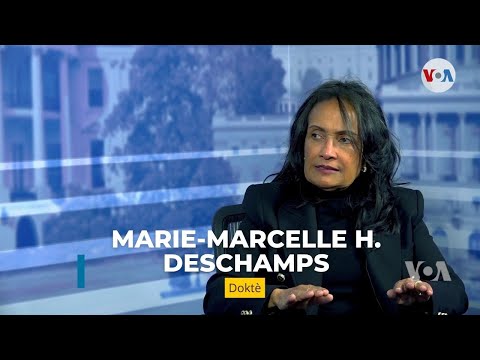 Dr Marie-Marcelle H. Deschamps ki sot ranpòte Pri Women Building Peace