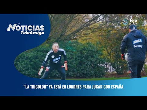“La tricolor” ya está en Londres para jugar con España - Noticias Teleamiga