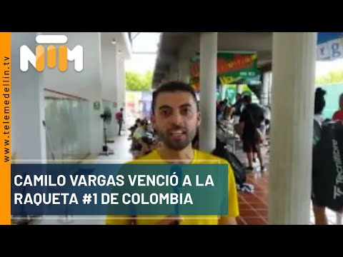 Camilo Vargas venció a la raqueta #1 de Colombia - Telemedellín