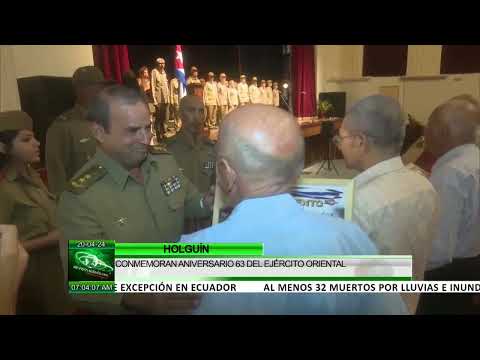 Celebran aniversario 63 del Ejército Oriental de Cuba