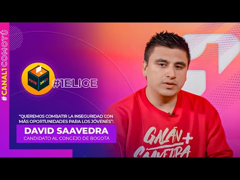 Entrevista con David Saavedra: propone combatir la inseguridad con 20 equipos de reacción inmediata