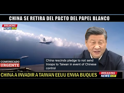 ?ULTIMO MINUTO! China se prepara para INVADIR TAIWAN Washington envia buques de guerra