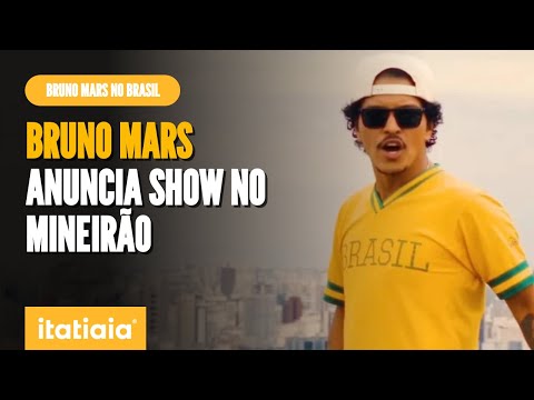 BRUNO MARS CONFIRMA SHOW NA CAPITAL MINEIRA