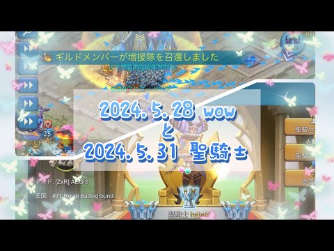 【ローモバ】2024.5.28 wow& 2024.5.31聖騎士