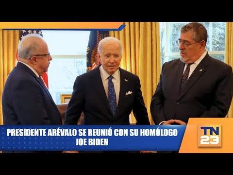 Presidente Arévalo se reunió con su homólogo Joe Biden