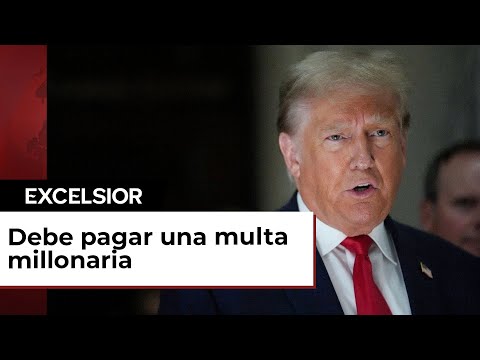 Donald Trump sancionado con multa millonaria y veto de tres años en negociación