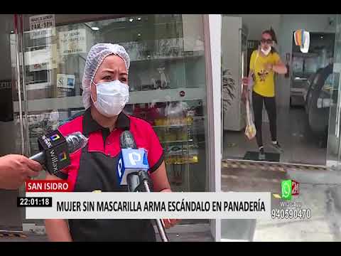 San Isidro: mujer responde ofensivamente tras ser exhortada a usar bien su mascarilla