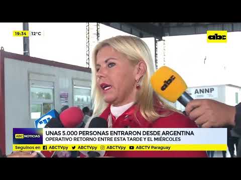 Unas 5.000 personas entraron desde Argentina