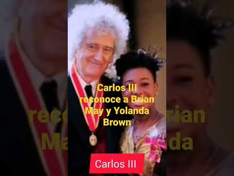 Carlos III reconoce a Brian May y Yolanda Brown