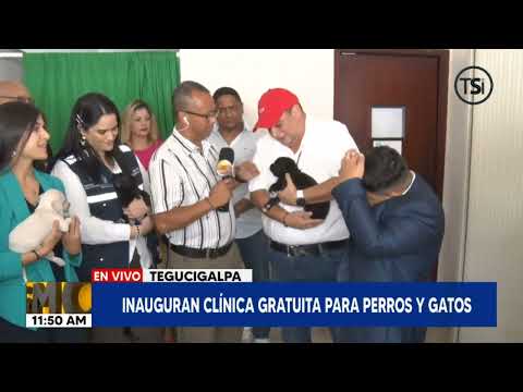 Alcalde Aldana se hace presente en la Inauguración de clínica gratuita para perros y gatos