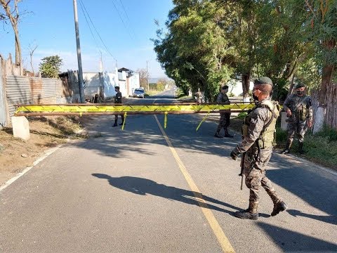 Fuerzas de seguridad encabezan cordón sanitario en Patzún