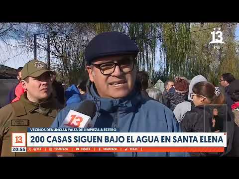 200 casas siguen bajo el agua en Santa Elena