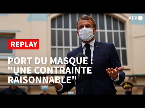 REPLAY - Point presse d'Emmanuel Macron depuis l'usine Seqens