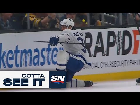 GOTTA SEE IT: Auston Matthews Gives Maple Leafs Late Lead In Game 2 With Breakaway Beauty