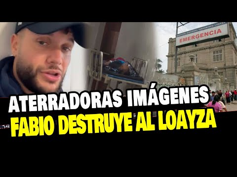 FABIO AGOSTINI DESTRUYE AL HOSPITAL ARZOBISPO LOAYZA Y GRABA ATERRAD0RAS IMÁGENES