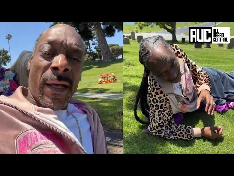 Snoop Dogg Gets Emotional While Visiting His Mom & Brother Grave Site On Her Bday