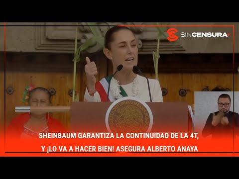 #Sheinbaum garantiza la CONTINUIDAD de la 4T, y ¡lo va a hacer bien! asegura #AlbertoAnaya