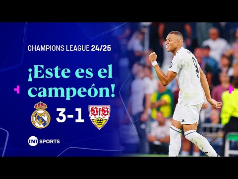 RESUMEN: REAL MADRID 3-1 STUTTGART I FASE DE LIGA | JORNADA 1 I UEFA CHAMPIONS LEAGUE