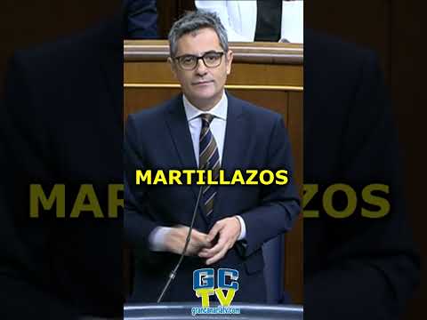 Destrozando pruebas a martillazos Bolaños#pp #vox #psoe #sumar #podemos