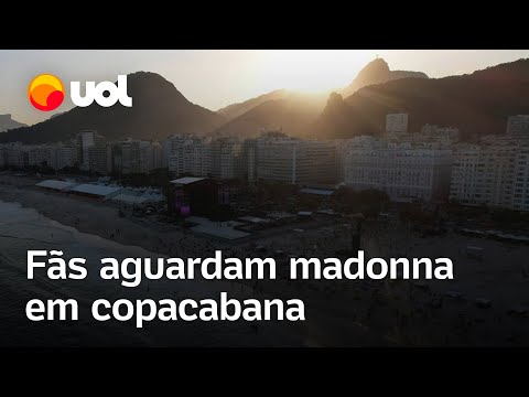 Fãs falam sobre expectativa para show de Madonna em Copacaba