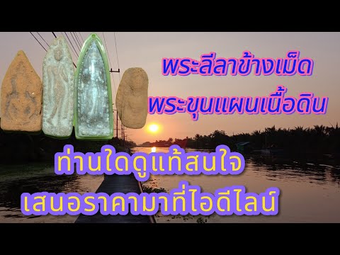 พระลีลาข้างเม็ดพระขุนแผนเนื้อ