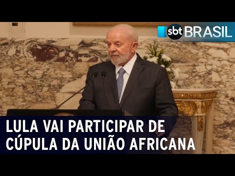 Lula desembarca na Etiópia para participar de cúpula da União Africana | SBT Brasil (15/02/24)