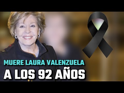 Tristes Noticias MUERE Laura Valenzuela a los 92 AÑOS