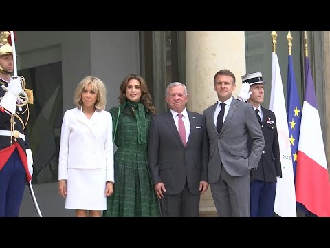 Macron reçoit le roi Abdallah II de Jordanie | AFP Images