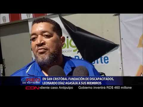 En San Cristóbal fundación de discapacitados, Leonardo Díaz agasaja a sus miembros