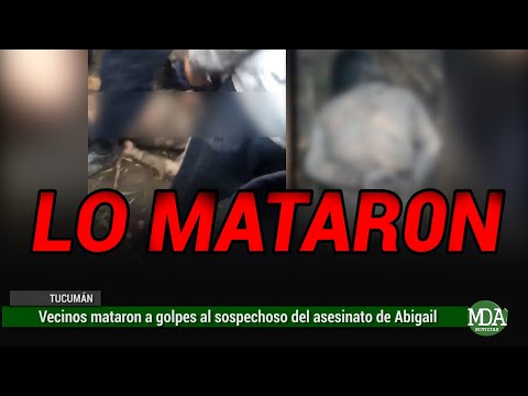 El video de cuando atraparon y mataron a golpes al presunto asesino de Abigail | IMÁGENES SENSIBLES